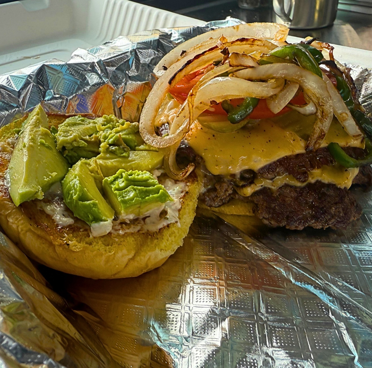 Gourmet Burger Close-up